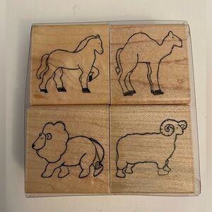 CTMH Noah’s Friends 2 (4) rubber stamps